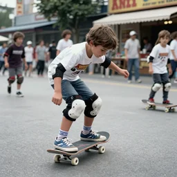 1 9 5 0 s kids skateboarding in the street by vivian maier. professional photography.