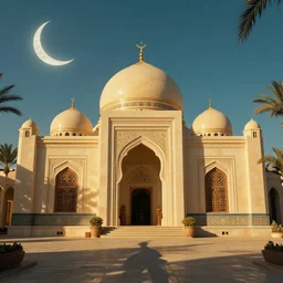 ✨🕌🌙, Art Deco, in socotra island, Trending artstation, octane render, surrealist, cinematic, shadow of the tomb rider