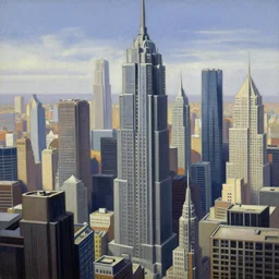 cloisonnism painting of megacity 1 from judge dredd megacity 1 from judge dredd in no mans sky no mans sky | masterpiece moebius bekskinski syd mead