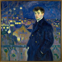the empire strikes back, by gustave caillebotte, impressionism, oil on canvas, vivid colors, night time, masterpiece, detailed