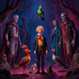 beware the jubjub bird, and shun the frumious bandersnatch! | lewis carroll and hp lovecraft with doctor seuss and hr giger joan semmel pastel high contrast cinematic light, mystical shadows, sharp focus, divine realm of gods, octane render
