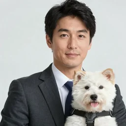 cinematography action movie closeup portrait of a Japanese business man carrying his dog running from an explosion in Tokyo by Neil blomkamp