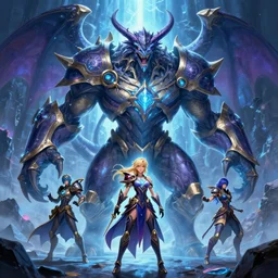 zorah magdaros boss of monster hunter world iceborn worldboss guild raid digital painting bioluminance alena aenami artworks in 4 k design by lois van baarle by sung choi by john kirby and artgerm style pascal blanche and magali villeneuve