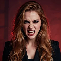 a very beautiful highly aesthetic wallpaper photo of ALEXANDRIA MORGAN in a very hateful very aggressive mood, artsy, trending on Artstation, 4k, masterpiece