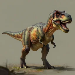 t - rex dinosaur by rj palmer greg rutkowski trending on artstation