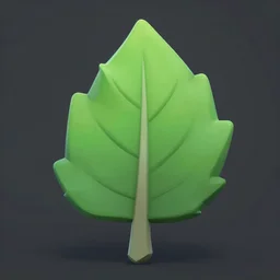 leaves, stylized stl, 3 d render, activision blizzard style, hearthstone style
