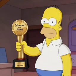 Homer Simpson in real life, 4k, photoreal, photograph, realistic, highly detailed, award winning