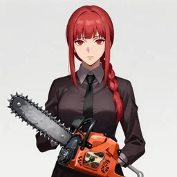 makima, chainsaw man, accurate anatomy, highly detailed, digital art, centered, portrait, in the style of junji ito