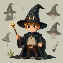 arch wizzard boy in a hat digitalart conceptart