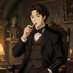 oscar wilde as Dorain Grey ambient lighting, 4k, anime key visual, lois van baarle, ilya kuvshinov, rossdraws, artstation