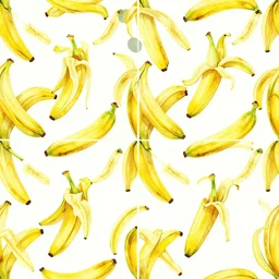 tileable hawaiian shirt style banana pattern, digital art