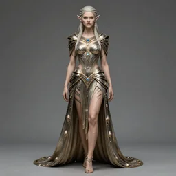 amanda cerny in the style of stefan kostic, realistic, full body, fantasy, elvish, sharp focus, 8 k high definition, insanely detailed, intricate, elegant, art by stanley lau and artgerm