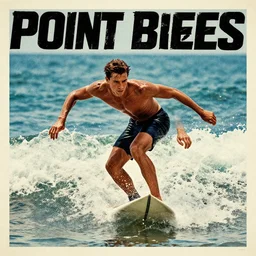 point break, young keanu reeves, poster art, movie poster, pulp noir, crime, textured, paper texture, by saul bass and paul rand, surfing, ocean, waves