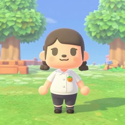 animal crossing : new horizons screenshot of the new k - pop dlc