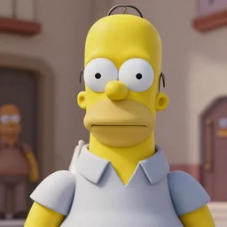 a closeup photorealistic photograph of homer simpson as an actor in a scene in the show westworld. bright scene. fine detail. this 4 k hd image is trending on artstation, featured on behance, well - rendered, extra crisp, features intricate detail, epic composition and the style of unreal engine.