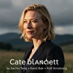 cate blanchett, by Sachin Teng + Karol Bak + Rolf Armstrong