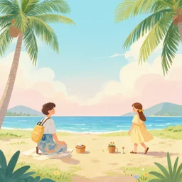 summer time dreams, trending on artstatkon