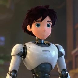🤖, anime, disney, pixar, 8 k, hd, dof, kodak film, volumetric lighting, subsurface scattering, photorealistic, octane render, details