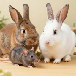 a rat mixed with a rabbit
