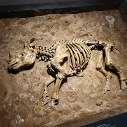 in 1 6 6 3, the partial fossilised skeleton of a woolly rhinoceros was discovered in germany. this is the magdeburg unicorn, one of the worst fossil reconstructions in human history.