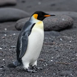penguin on lava.