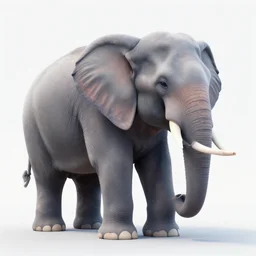 Dali elephants cyberpunk