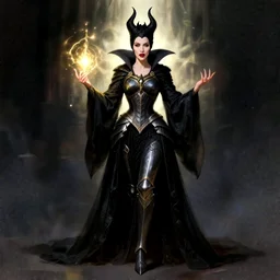 beautiful female wicked witch, cate blanchett as the wicked witch of the west, full body character concept, armor, super powers, fantasy, intricate, elegant, highly detailed, digital painting, artstation, concept art, shining, sharp focus, illustration, art by stanley lau