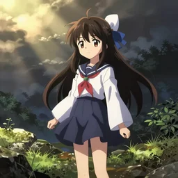 Anime screenshot of Touhou Project's Danbooru