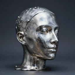 a head made out of melting metal
