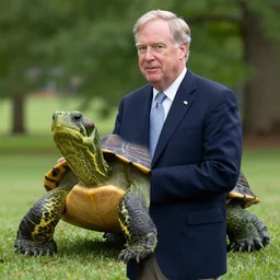 mitch mcconnell as a turtle, photo