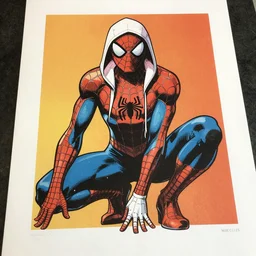 individual intelligent manga spiderman silk screen butcher billy style