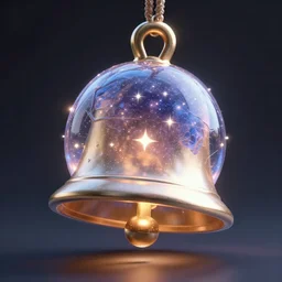extremely detailed concept art of the whimsical spherical bell infused with star magic, global illumination, octane render, digital art, trending on artstation, sharp focus, 4 k