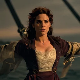 sandra bullock in the movie titanic, creepy, super resolution