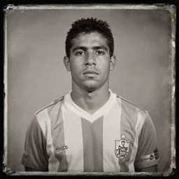 tintype photo of real life ronaldo nazario. 1 8 8 0 s