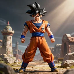 Goku as a fighter in Super Smash Bros Ultimate