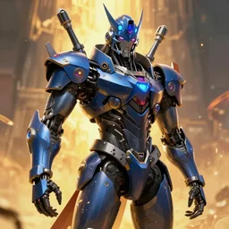 cyberpunk portrait of mecha lord shiva by brian sum, tom bagshaw