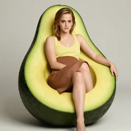 emma watson as an avocado chair chair chair