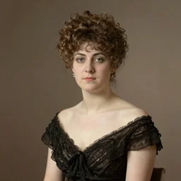 a portrait of an elegant lady, 1910s