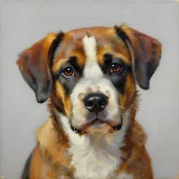 dog pop art painting by vladimir tretchikoff behance classical realism detailed painting oil on canvas