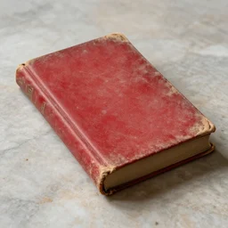 old red dusty closed book covered by cobwebs on a dusty marble floor, hyperdetailed, artstation, cgsociety, 8 k