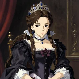queen victoria in 1 8 5 6, finely detailed perfect art, gapmoe yandere grimdark, trending on pixiv fanbox, painted by greg rutkowski makoto shinkai takashi takeuchi studio ghibli