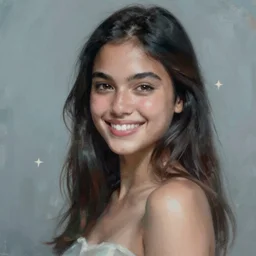 portrait of beautiful happy young ana de armas, ethereal, half life 2, dishonored 2, painted by greg rutkowski,