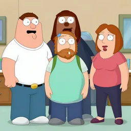 family guy characters in real life