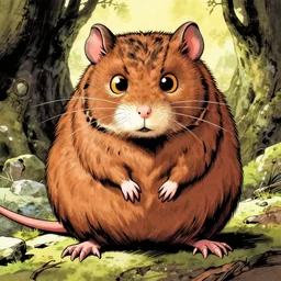 The Great Horned Rat in the style of Kentaro Miura