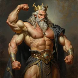 stunning male bodybuilder master wizard, highly detailed painting by gaston bussiere, craig mullins, j. c. leyendecker, 8 k