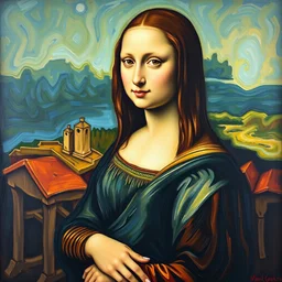 mona lisa, oil painting by van gogh oil painting by van gogh oil painting by van gogh van gogh