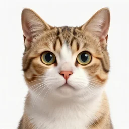 stunning 3 d render of a cat looking at you, illustrated by norman rockwell and jc leyendecker, sharp thick lines, vivid colors, soft vignette, 8 k octane render, hd blender render, post - processing, masterpiece