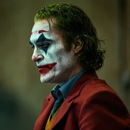photo of walter white as the joker in batman movie, side profile, breaking bad, joker