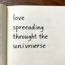 “love spreading throught the universe”