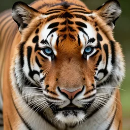 A photo of margot robbie riding a tiger, highly detailed, close-up shot, detailed face, beautiful face, blue eyes, 4k, hd, sharp, cinematic